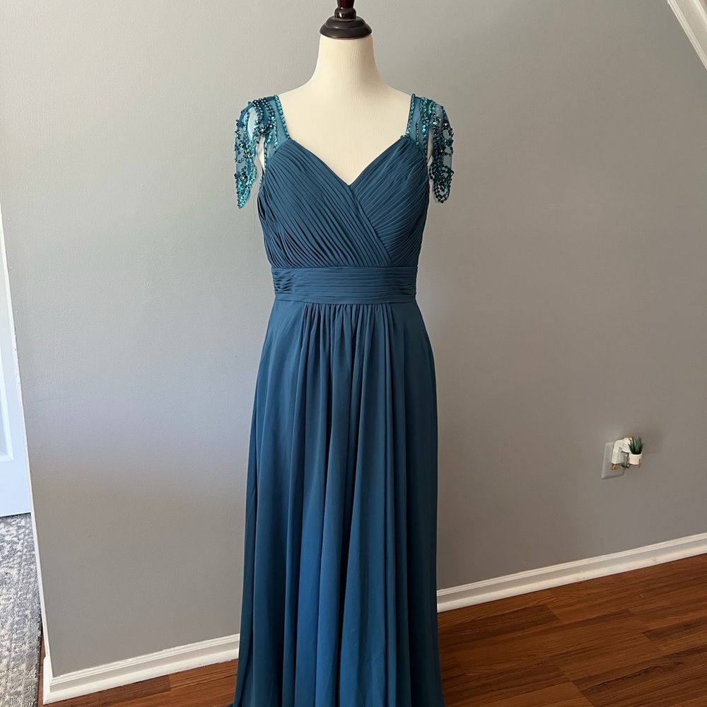 JJ’s House bead embellished full length dress